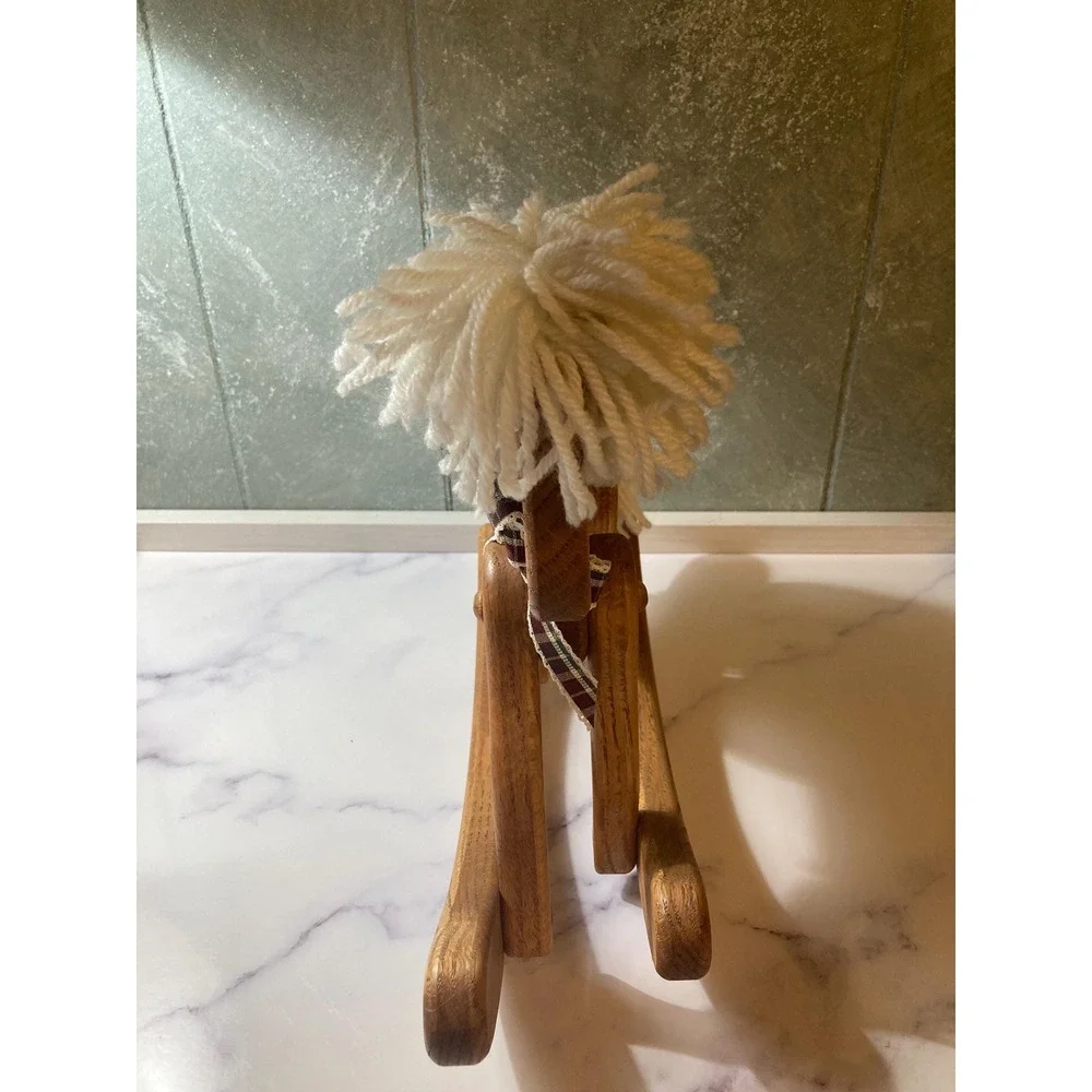 Wooden Rocking Horse display size